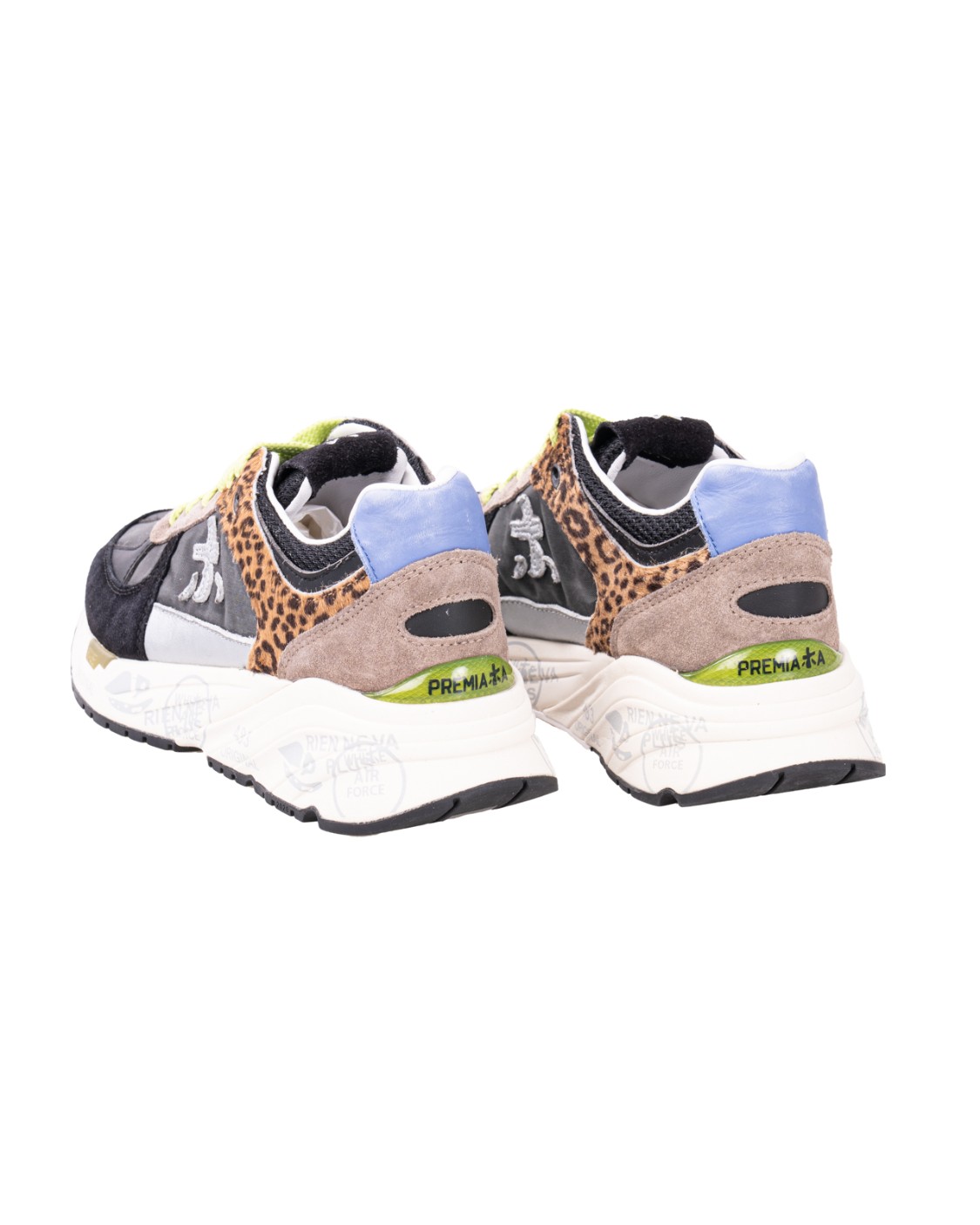 shop PREMIATA  Scarpa: Premiata sneakers "Mased 6435". 
Logo Premiata.
Dettagli animalier.
Suola ergonomica e super leggera.
Altezza Suola 4 cm.
Composizione suola: 65% EVA 5% TPU (materiale plastico) 30% gomma.
Composizione: 40% pelle di vitello 10% pelo di vitello 10% pelle di canguro 10% PU 20% poliammide 10% poliestere.
Fodera: 86% pelle di capra 14% pelle di vitello.
Made in Vietnam.. MASED 6435-G number 3977929